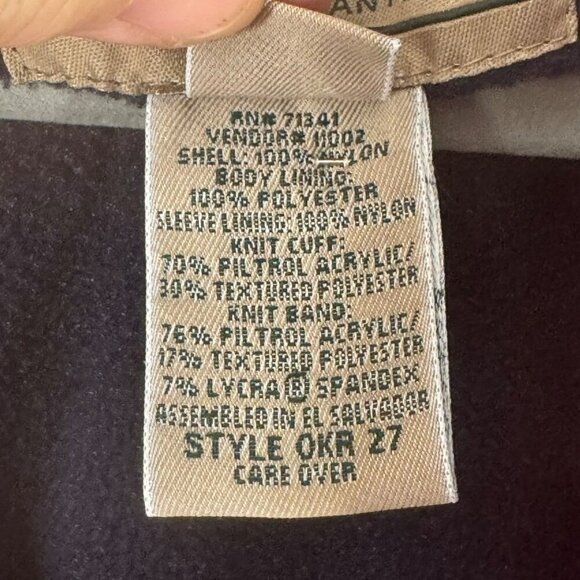 L.L. Bean Burgundy Fleece-Lined Jacket Mens Size M - Picture 9 of 10